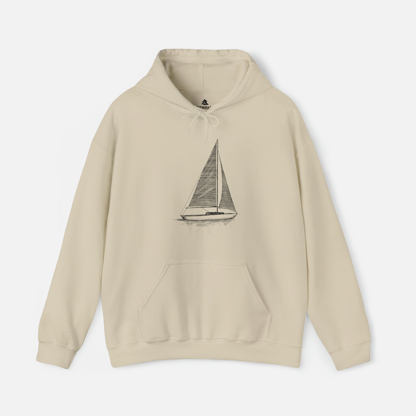 ⛵ Sailboat Graphic Hooded Sweatshirt