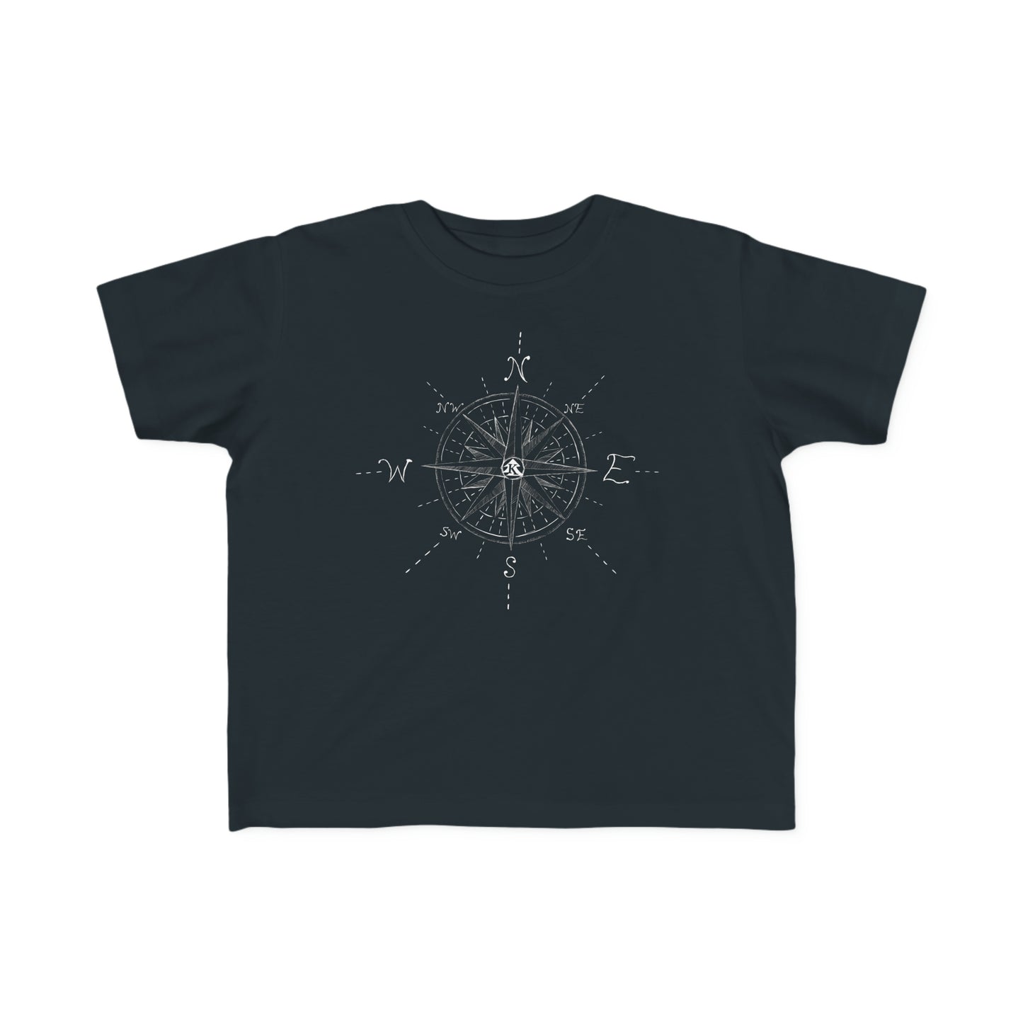 🧭 Compass Rose Graphic - Toddler's Cotton Tee