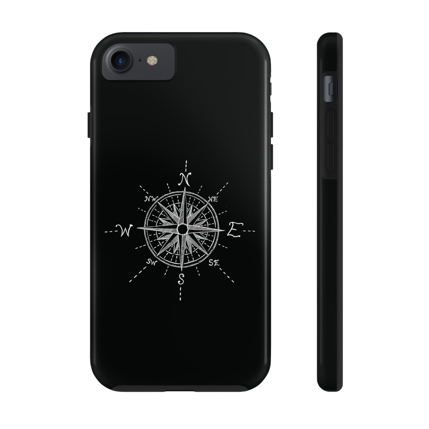 Tough Phone Cases - Compass Rose Illustration