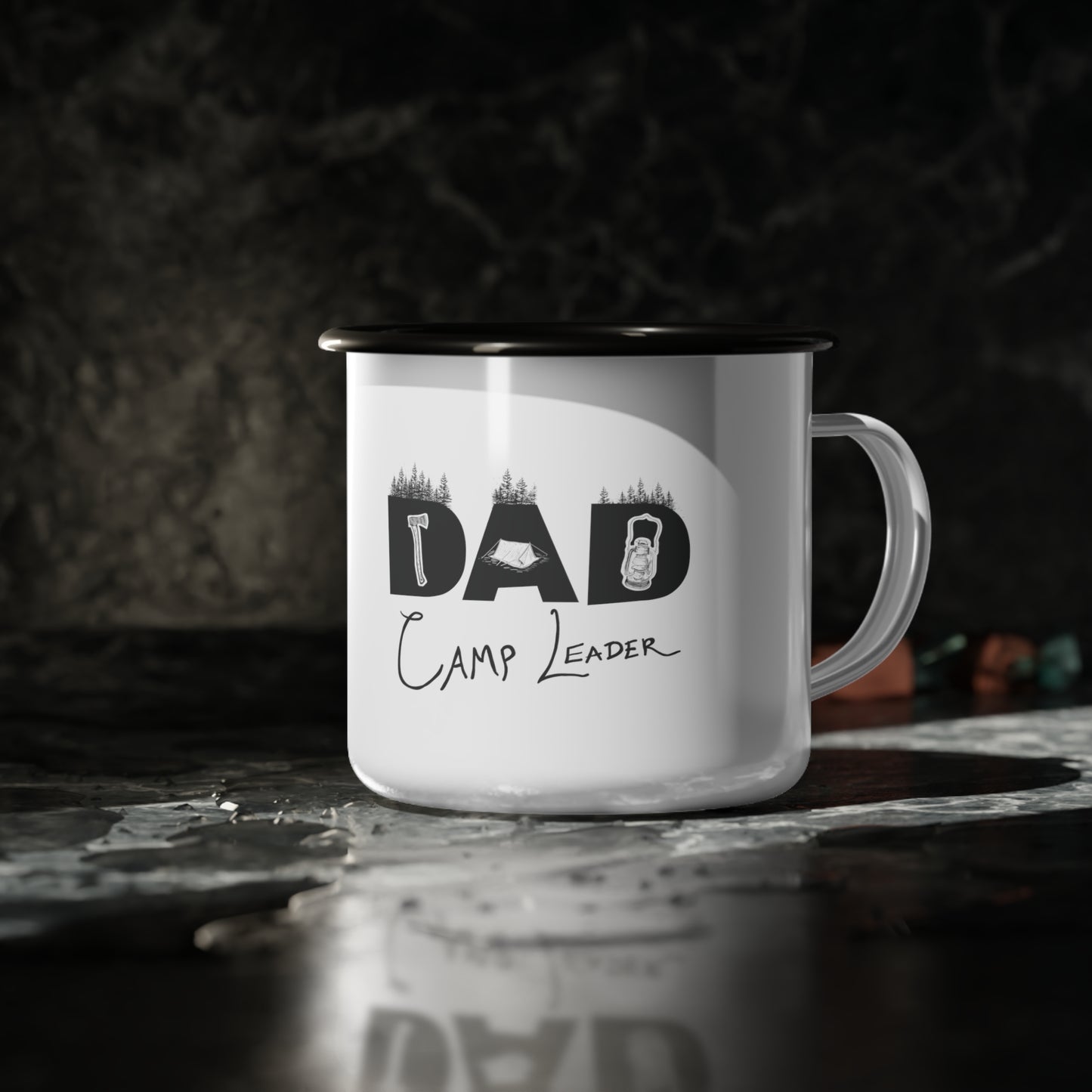 Dad Camp Leader — Enamel Camp Cup