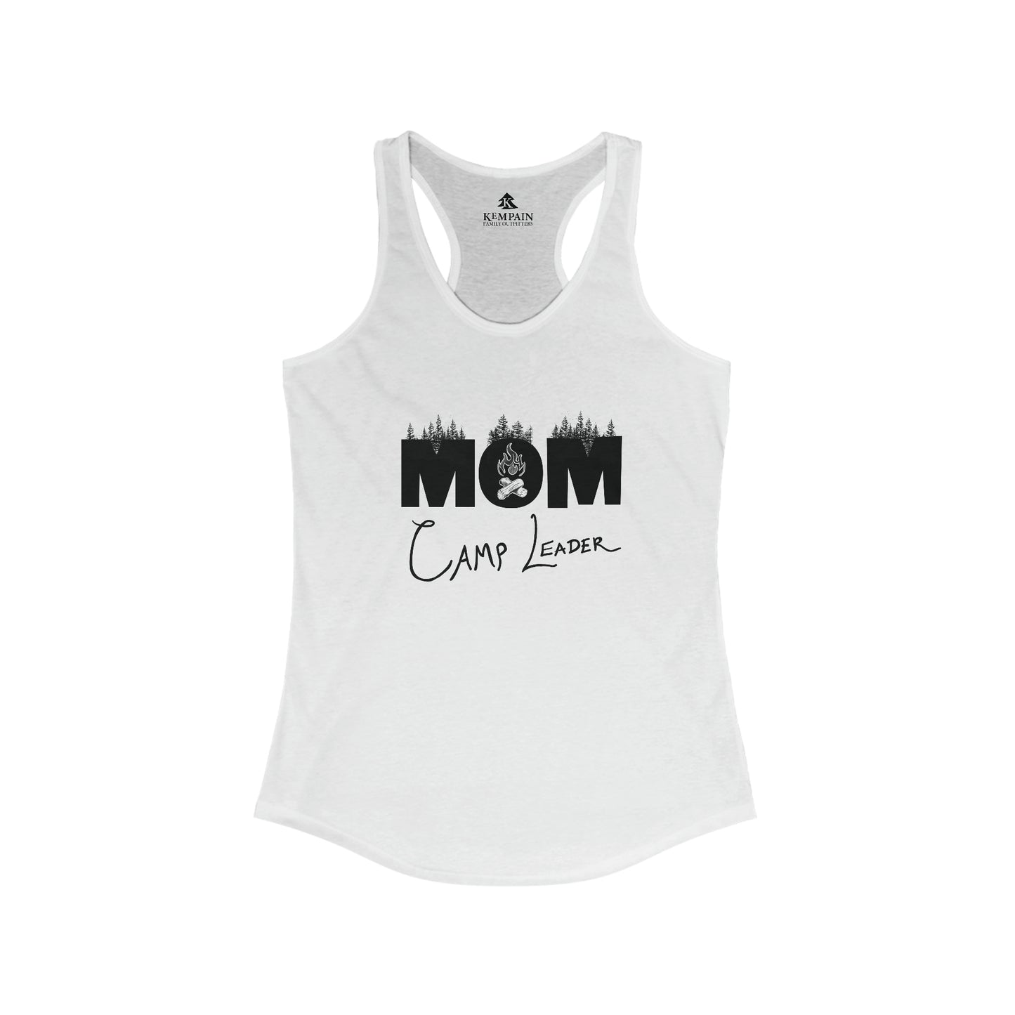 Mom Camp Leader — Racerback Tank Top