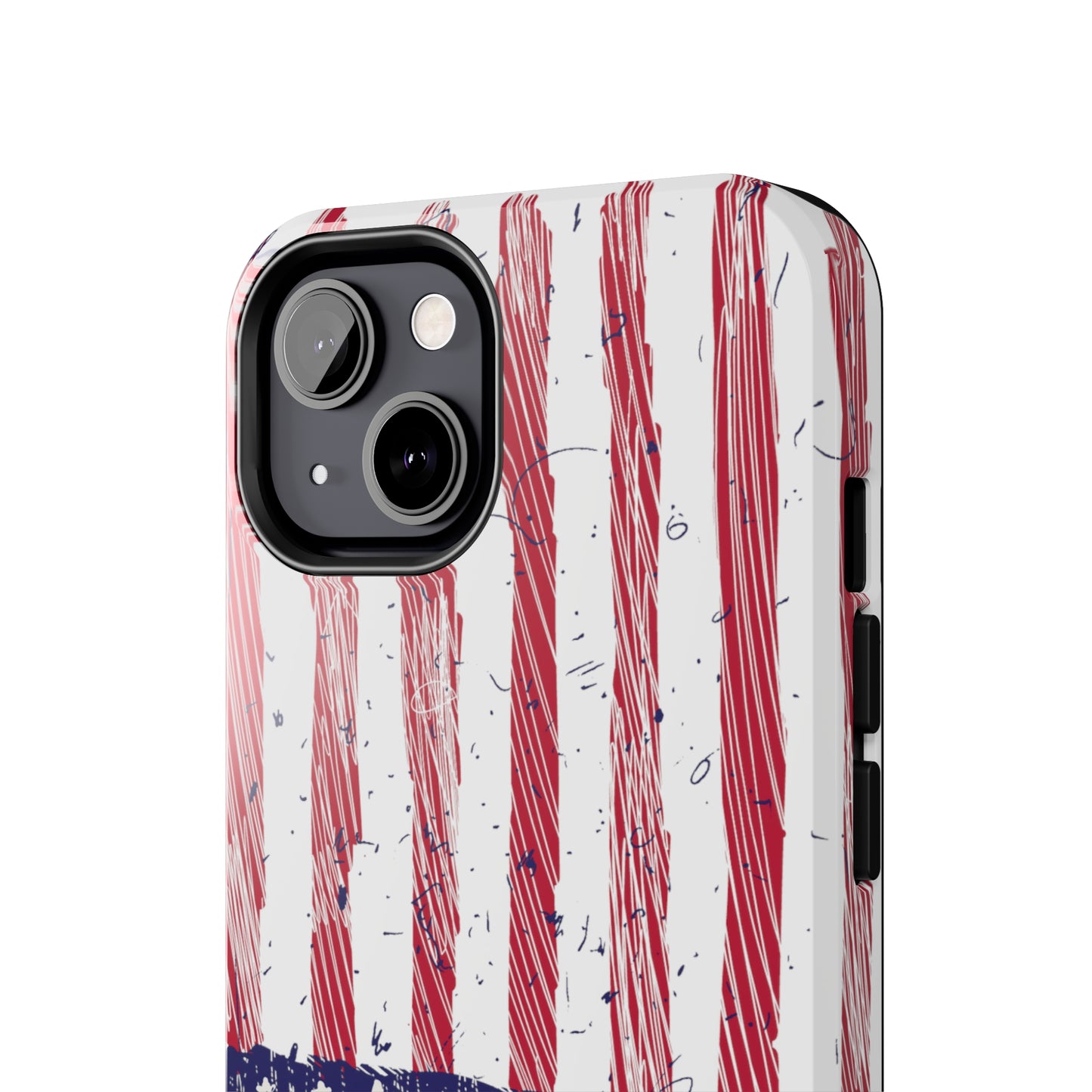 Tough Phone Cases - American Flag Illustration