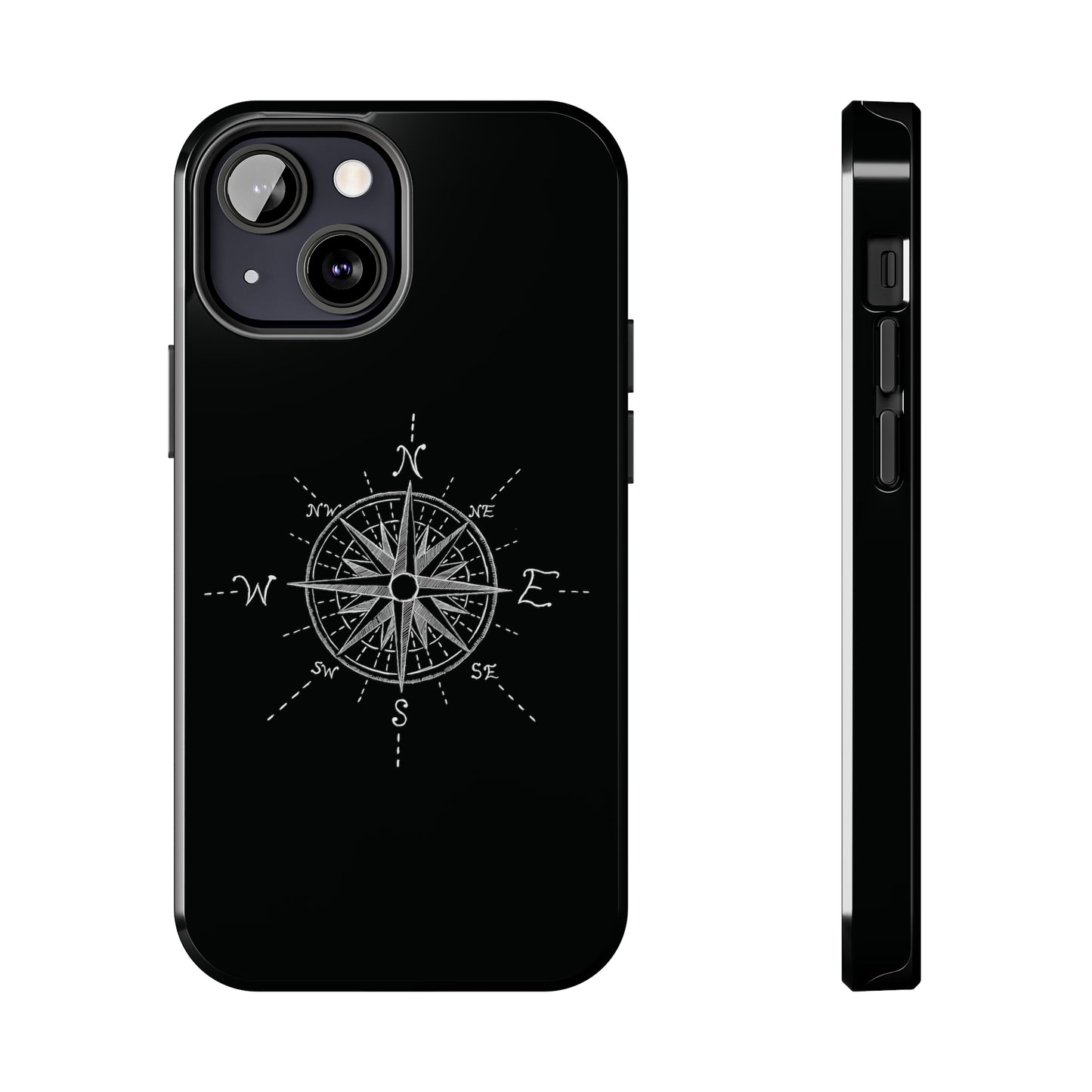 Tough Phone Cases - Compass Rose Illustration