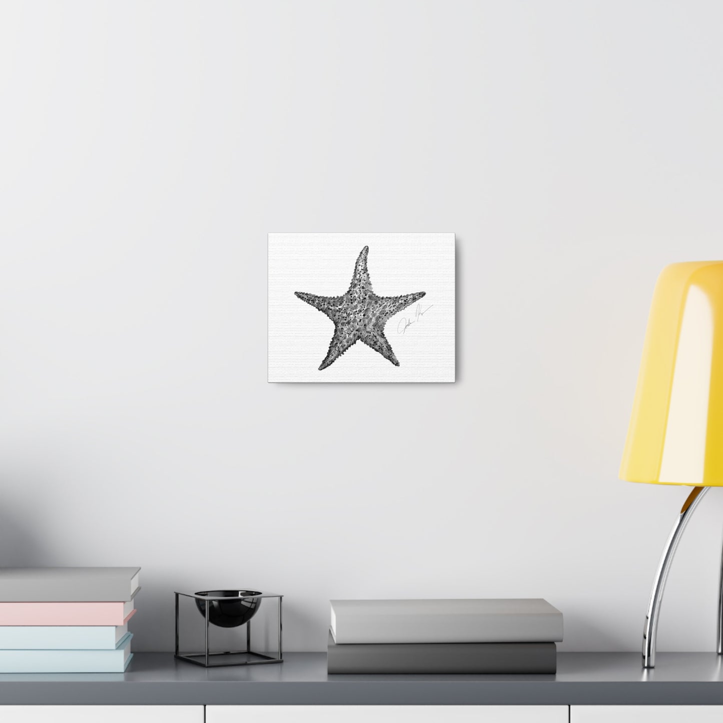 Star Fish Illustration - Canvas Gallery Wrap