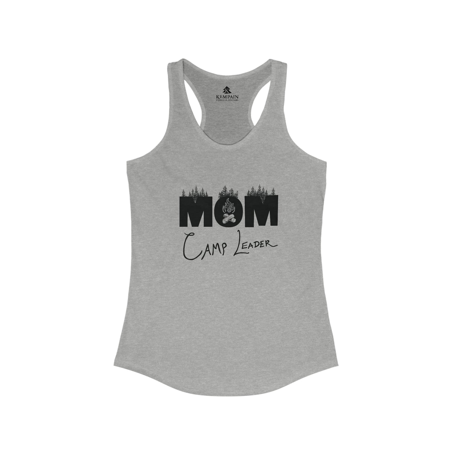 Mom Camp Leader — Racerback Tank Top