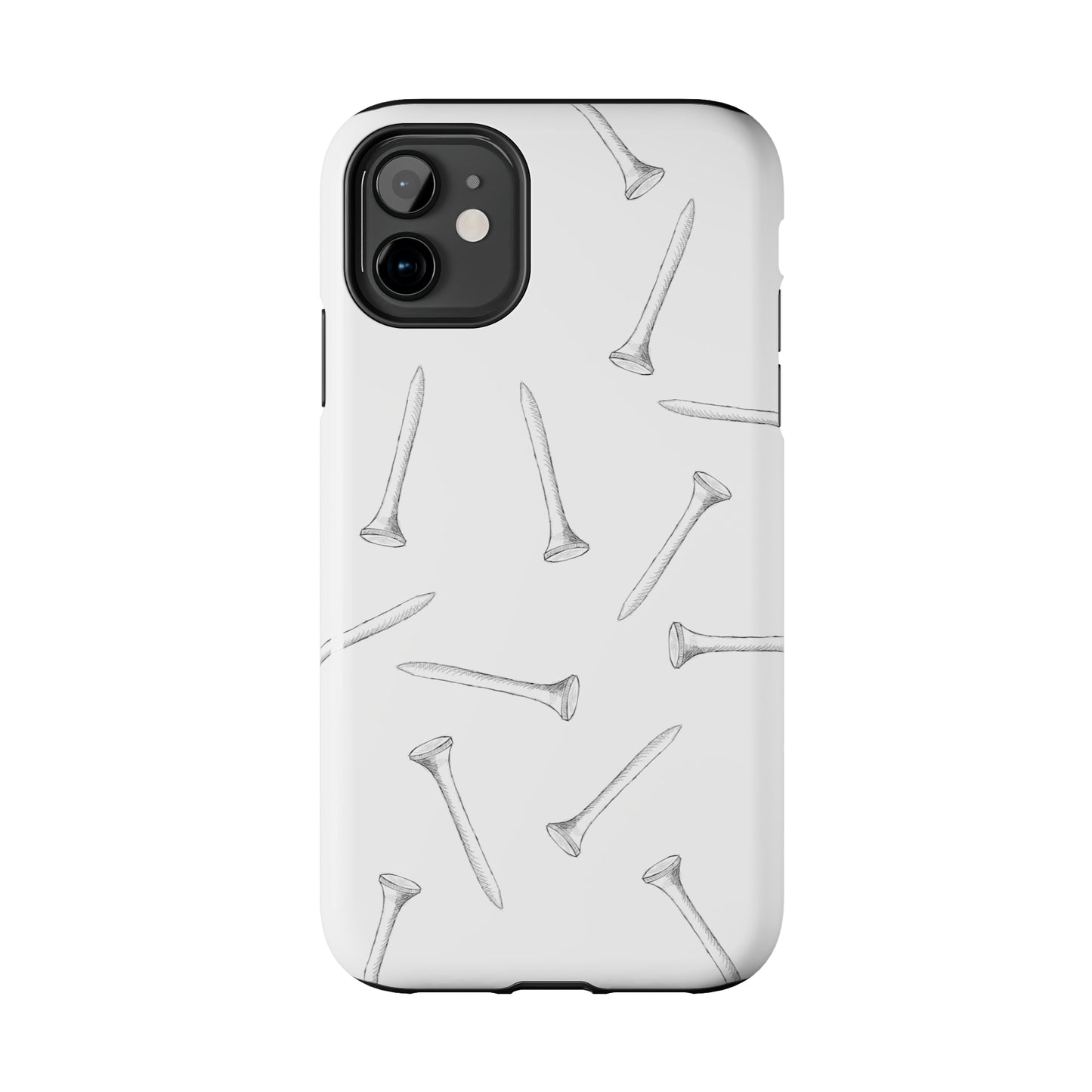 Tough Phone Cases - Golf Tee Pattern