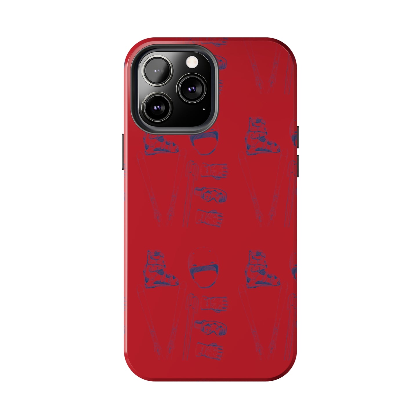 Tough Phone Cases — Ski "LOVE" Pattern