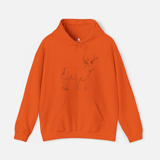 🦌 Whitetail Deer Graphic - Adult Hoodie