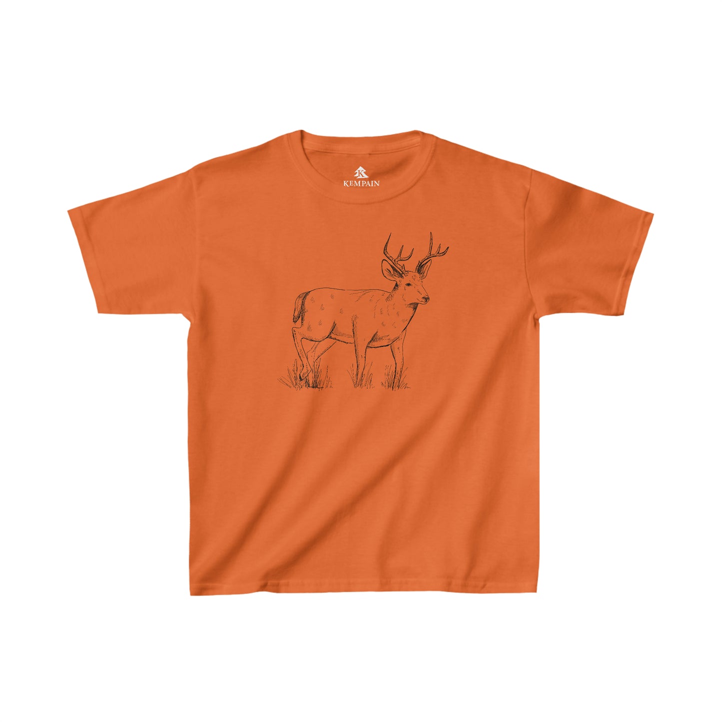 🦌 Whitetail Deer Graphic - Kids' Cotton Tee