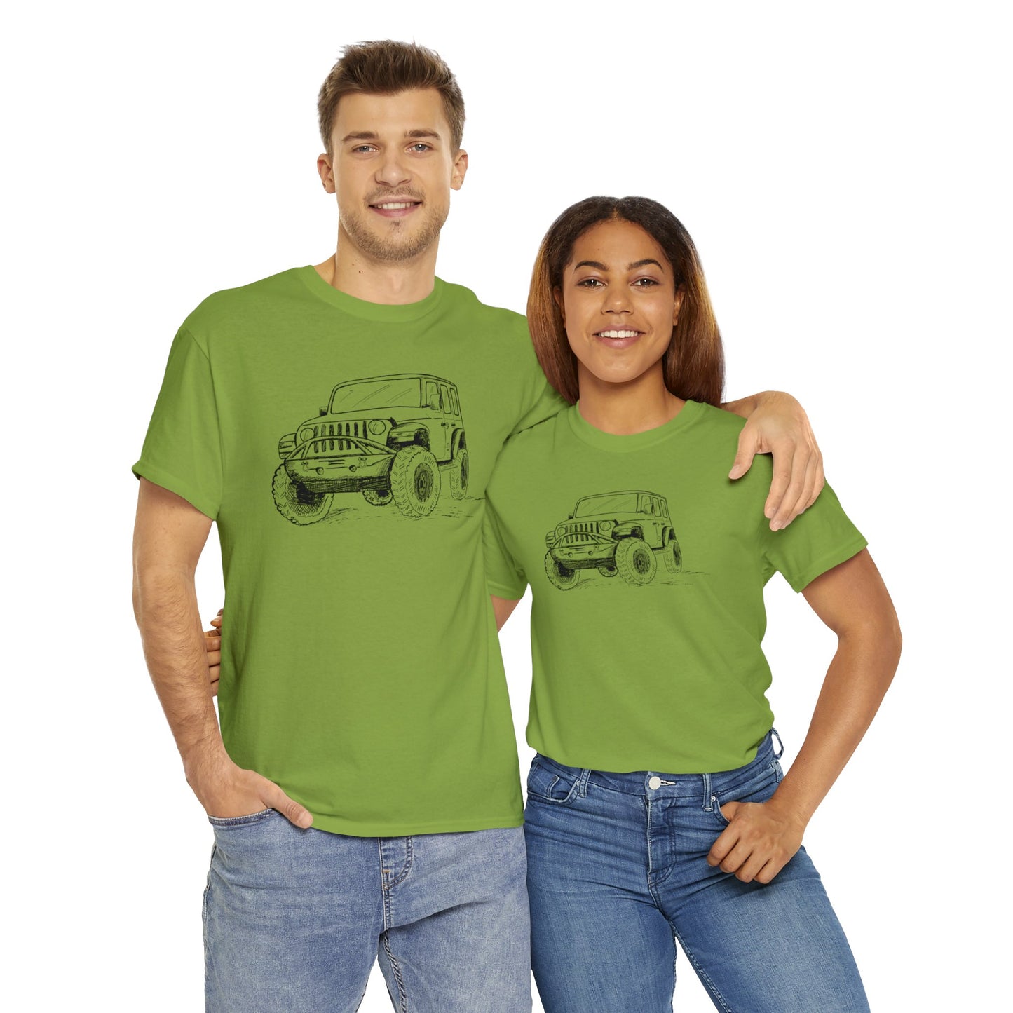 🚙 Off-Road Vehicle Graphic T-Shirt — Heavy Cotton