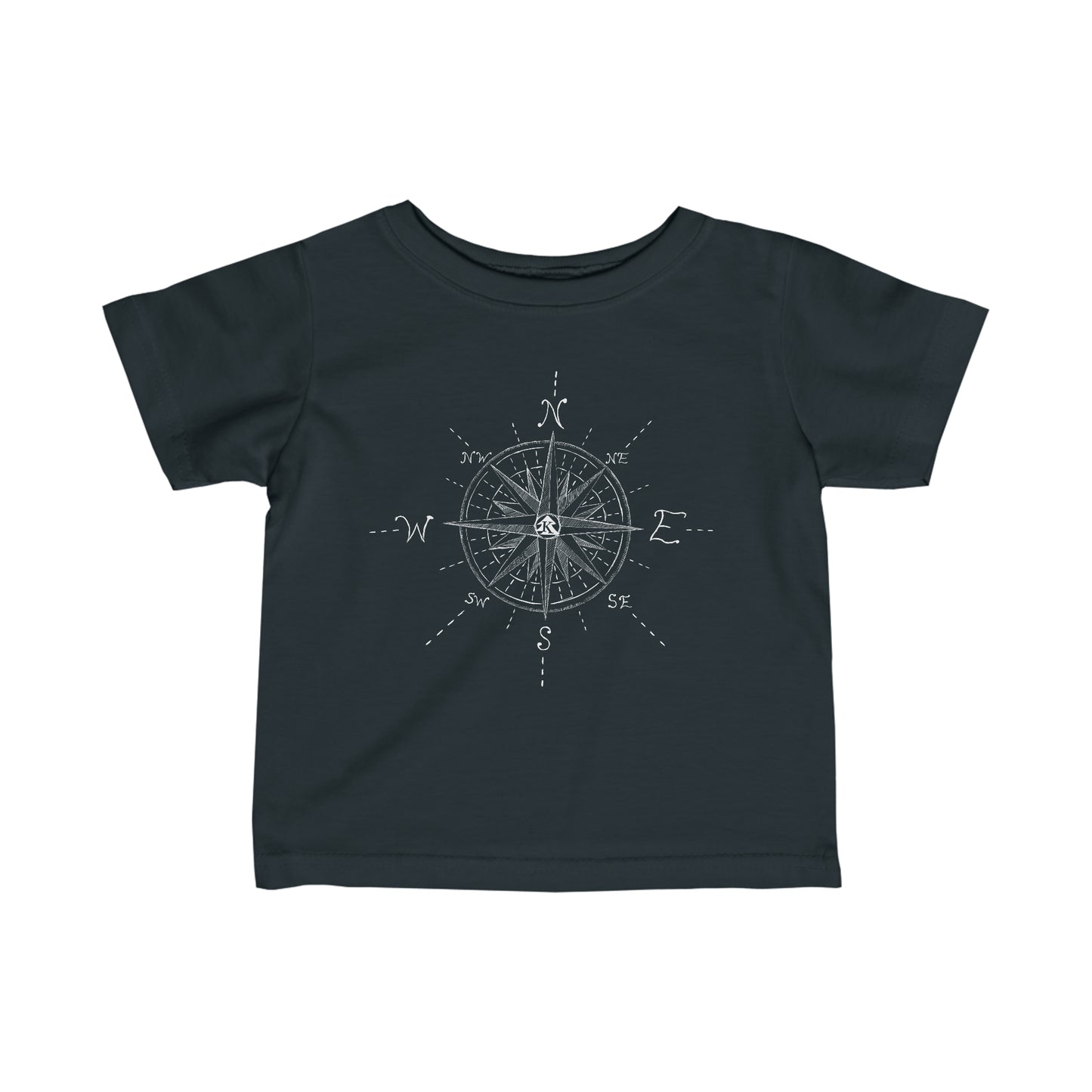 🧭 Compass Rose Graphic - Infant Cotton Tee