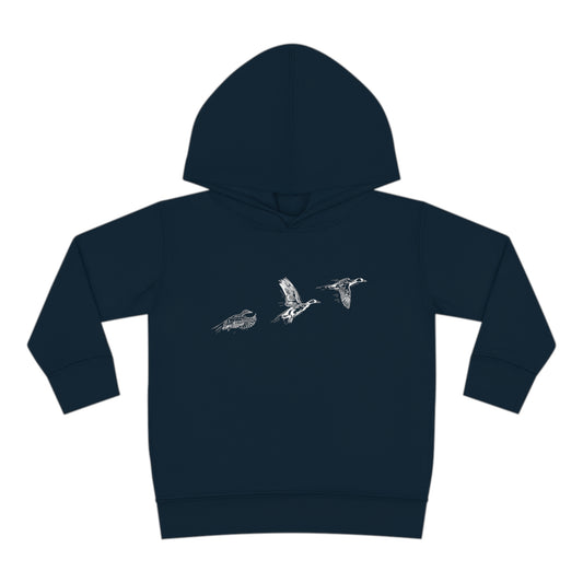 🦆 Flying Ducks Illustration - Toddler Hoodie