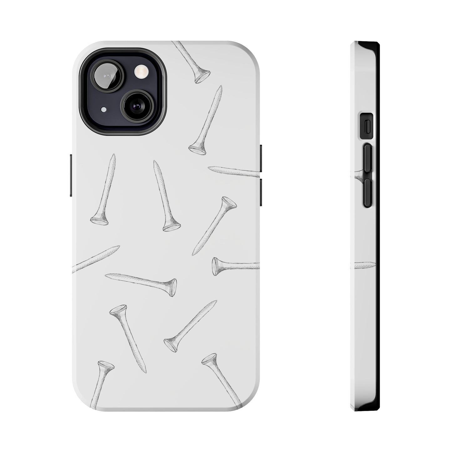 Tough Phone Cases - Golf Tee Pattern