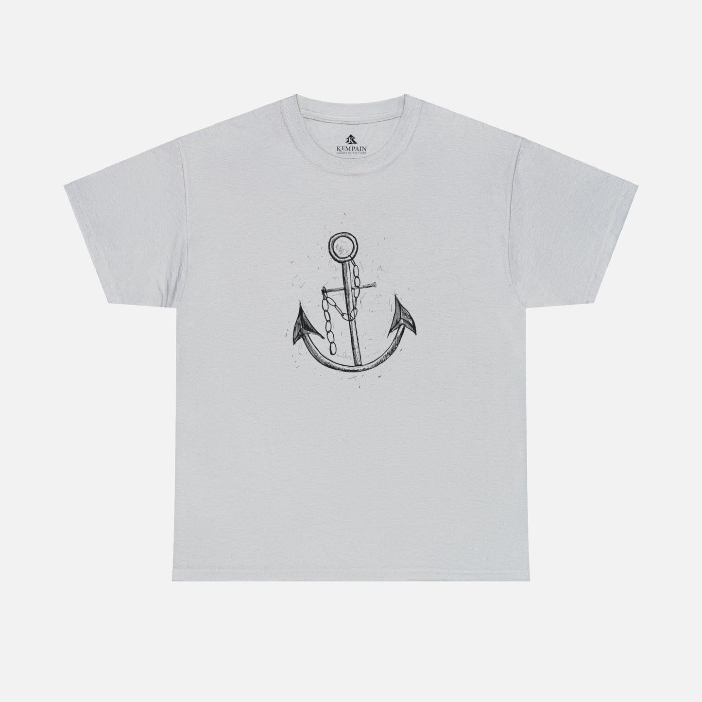 ⚓ Ship Anchor Graphic T-Shirt — Heavy Cotton