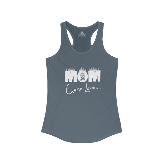 Mom Camp Leader — Racerback Tank Top