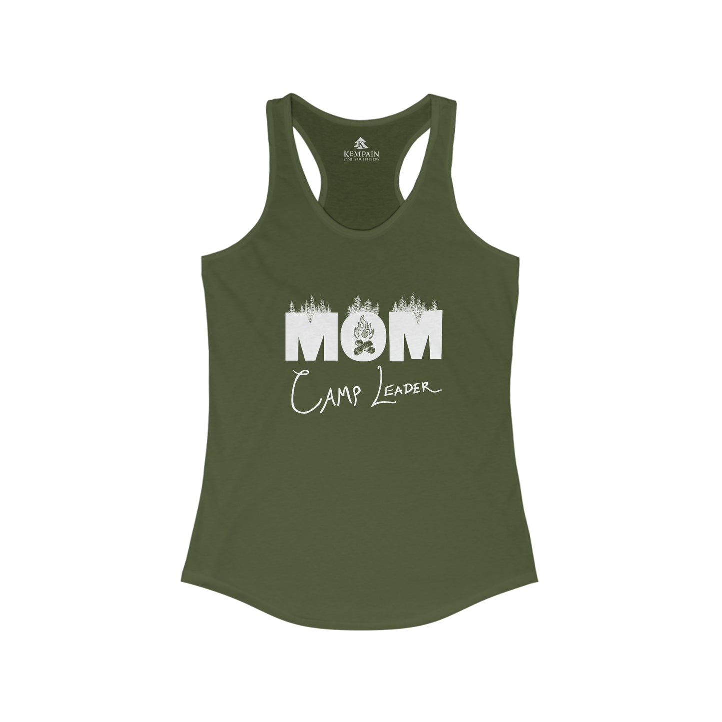 Mom Camp Leader — Racerback Tank Top