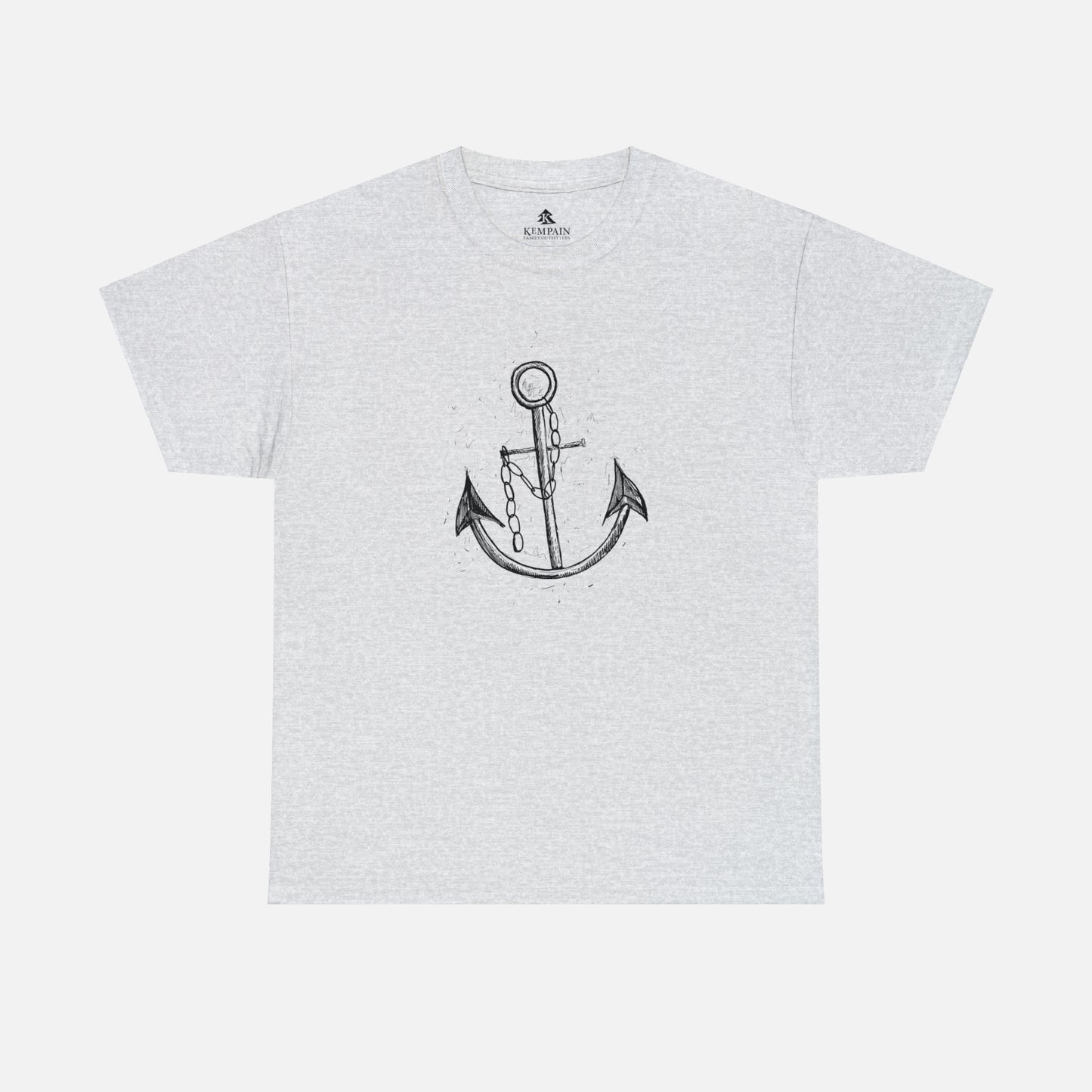 ⚓ Ship Anchor Graphic T-Shirt — Heavy Cotton