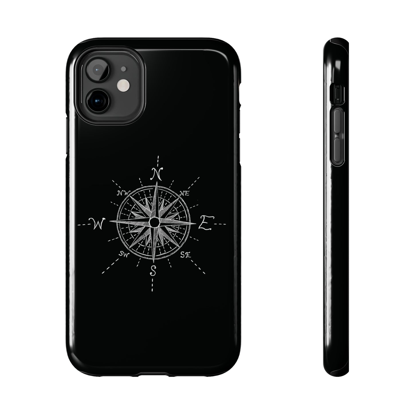 Tough Phone Cases - Compass Rose Illustration