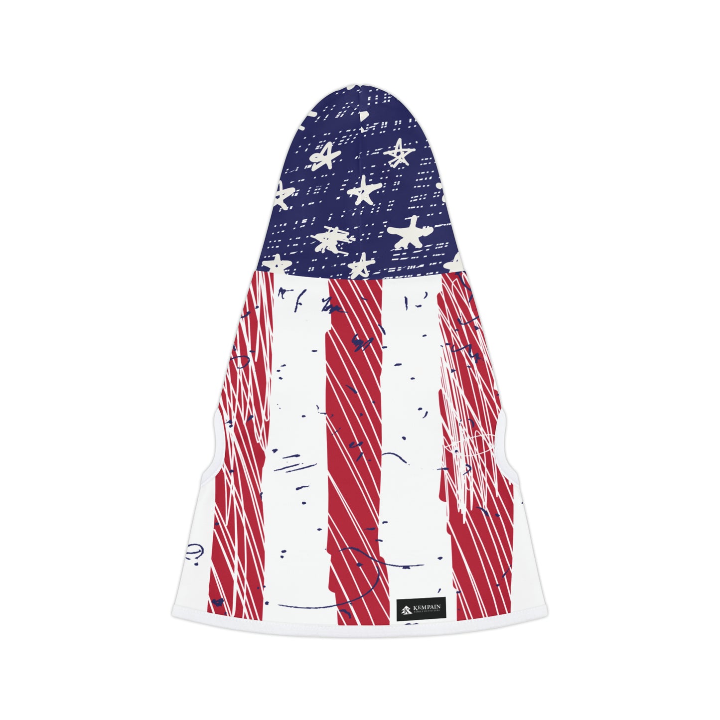 🇺🇸 American Flag Graphic - Pet Hoodie