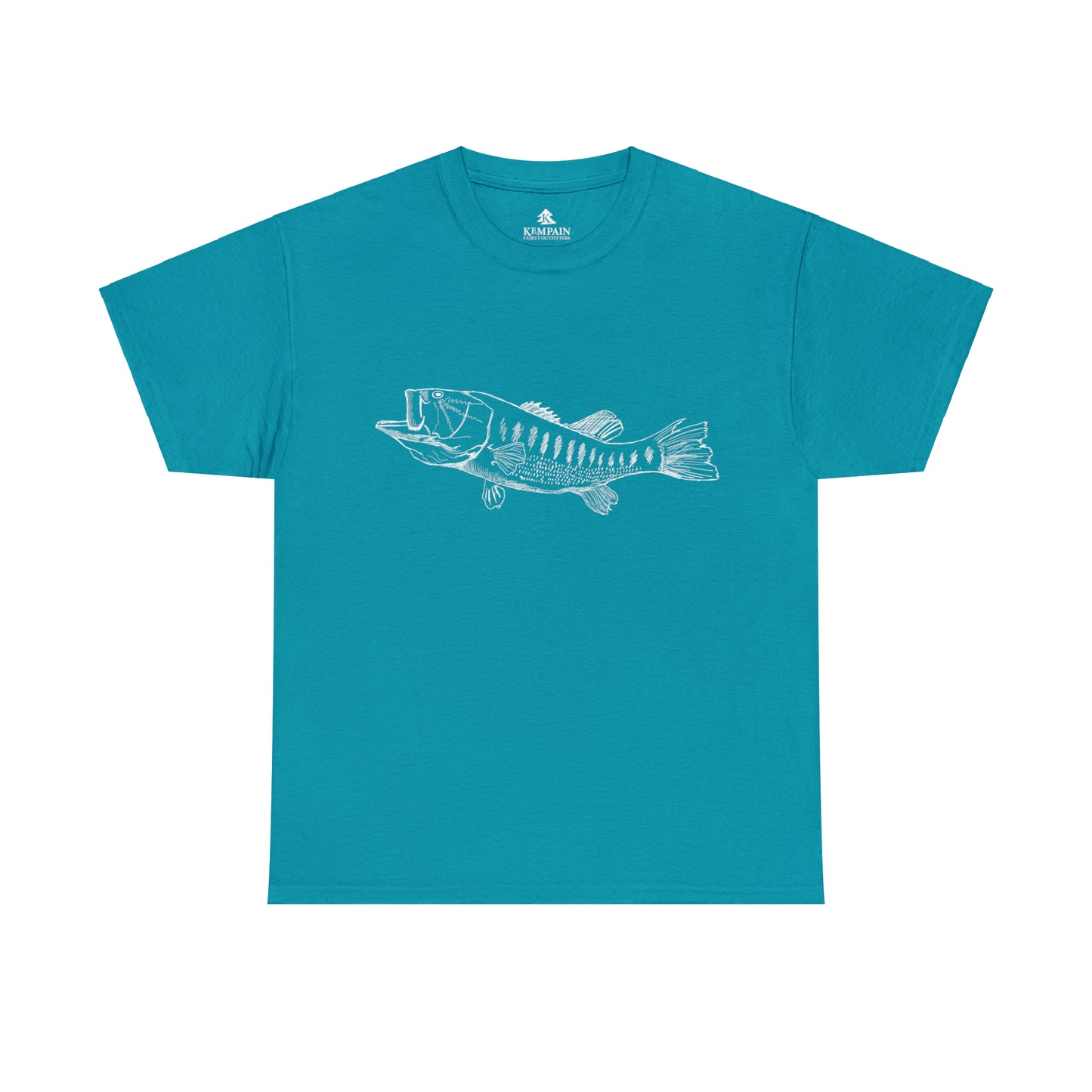 Largemouth Bass Graphic — Adult Heavy Cotton Tee