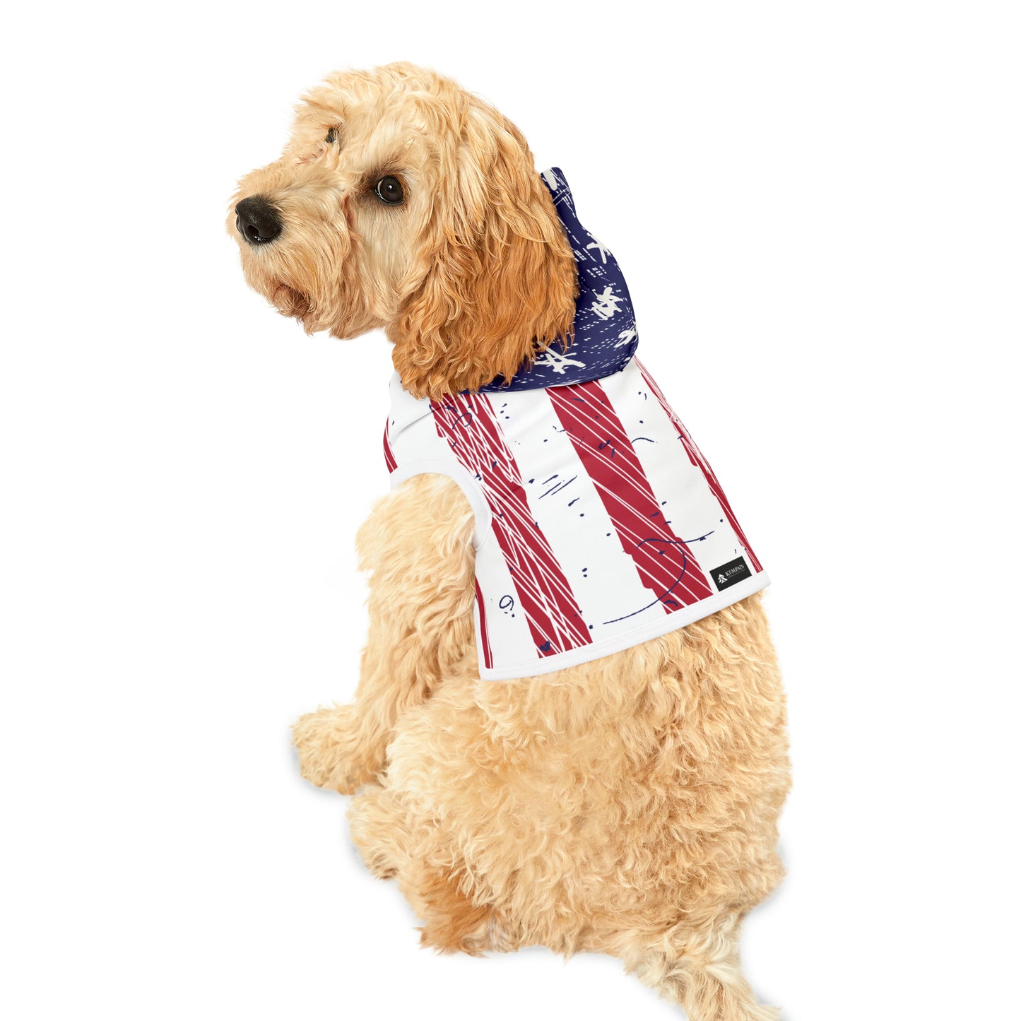 🇺🇸 American Flag Graphic - Pet Hoodie