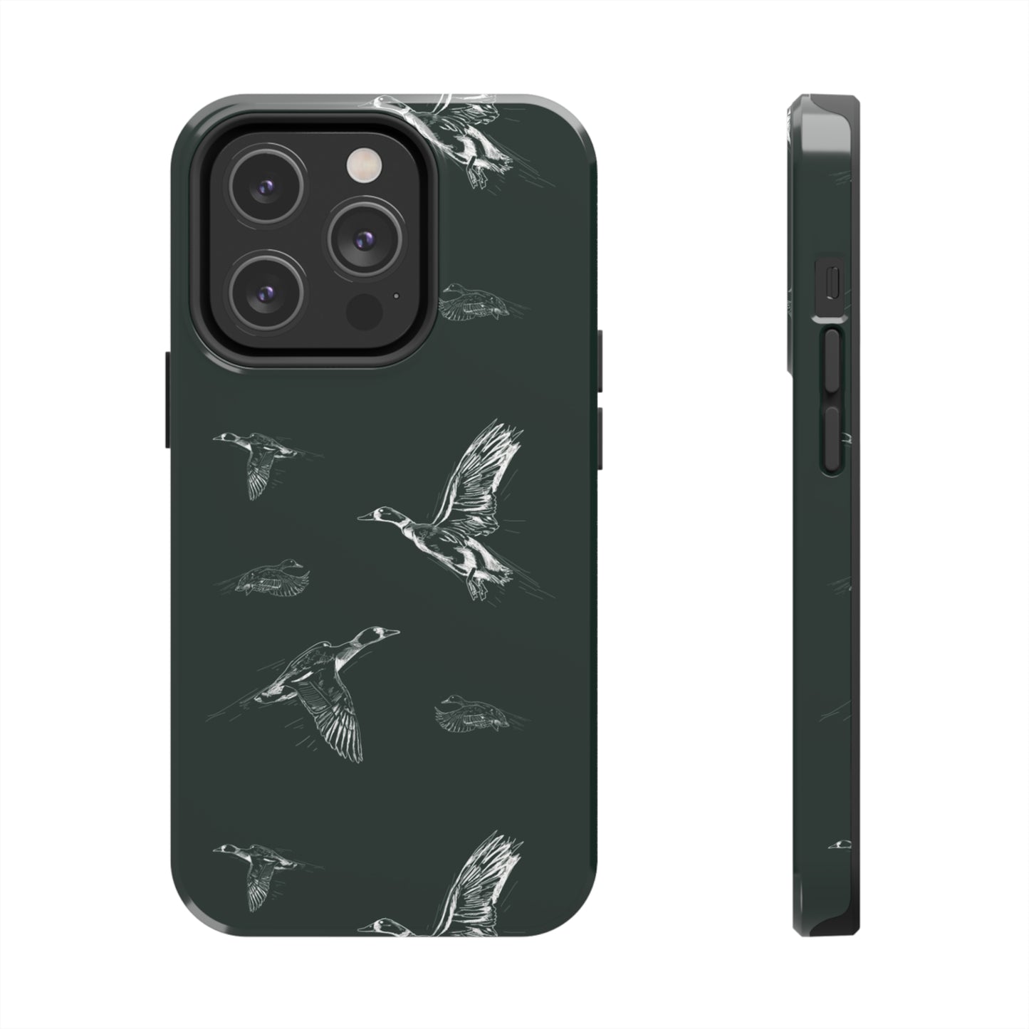 🦆Tough Phone Cases - Flying Ducks Pattern