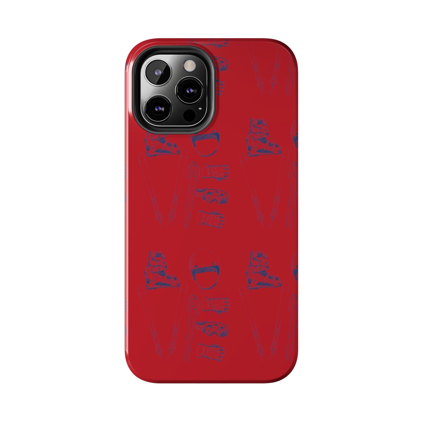 Tough Phone Cases — Ski "LOVE" Pattern