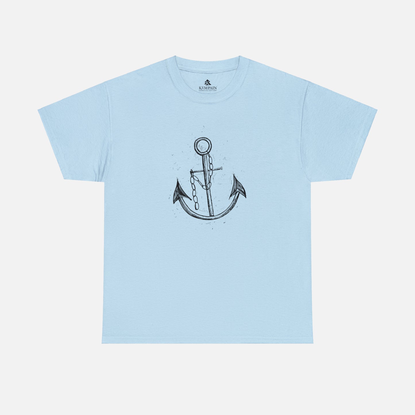 ⚓ Ship Anchor Graphic T-Shirt — Heavy Cotton