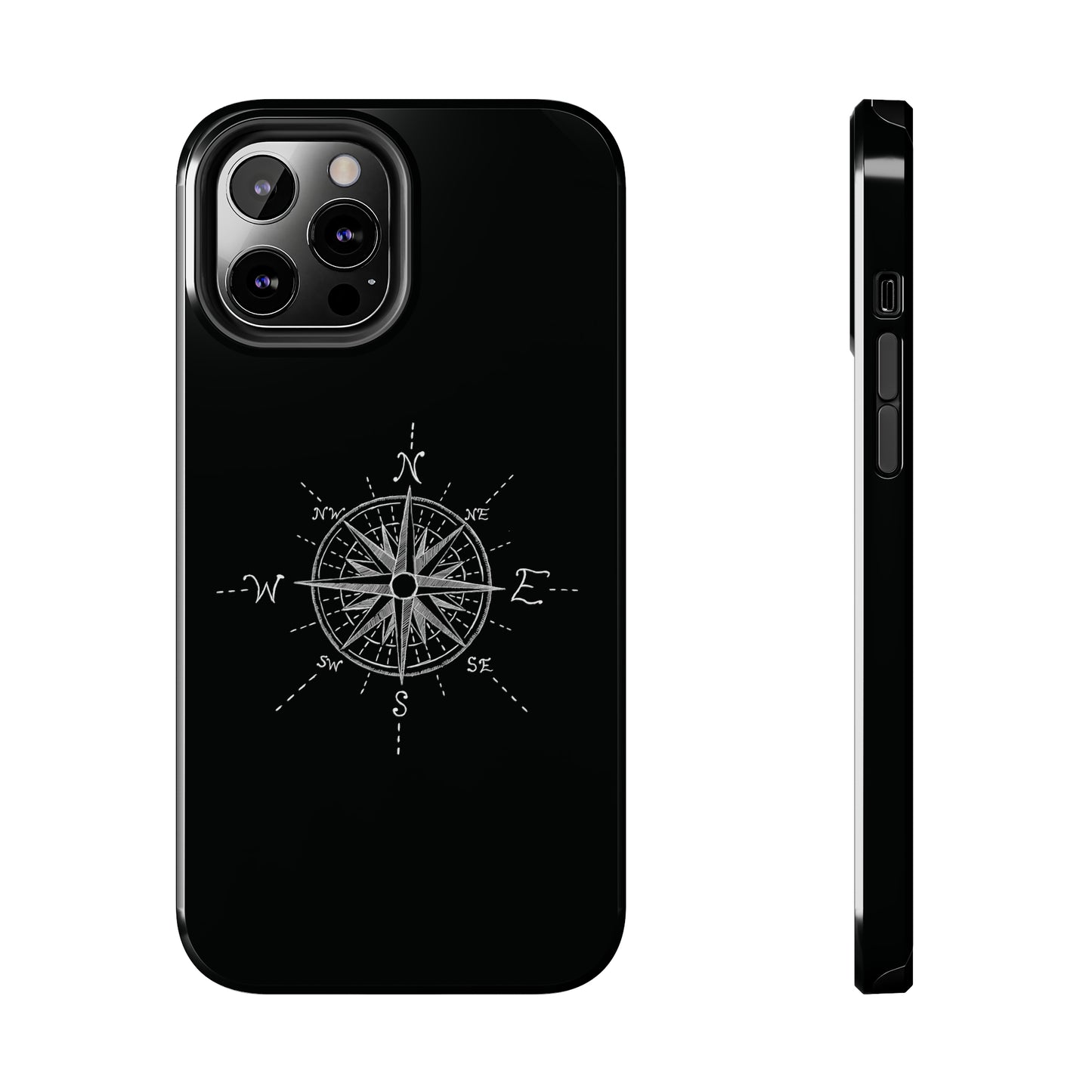 Tough Phone Cases - Compass Rose Illustration