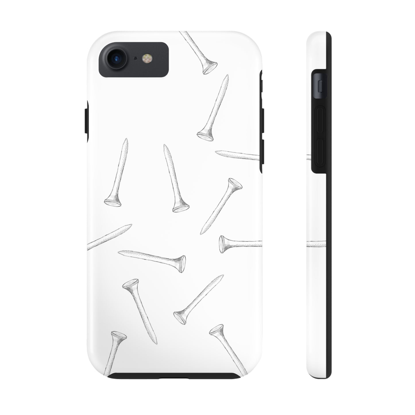 Tough Phone Cases - Golf Tee Pattern