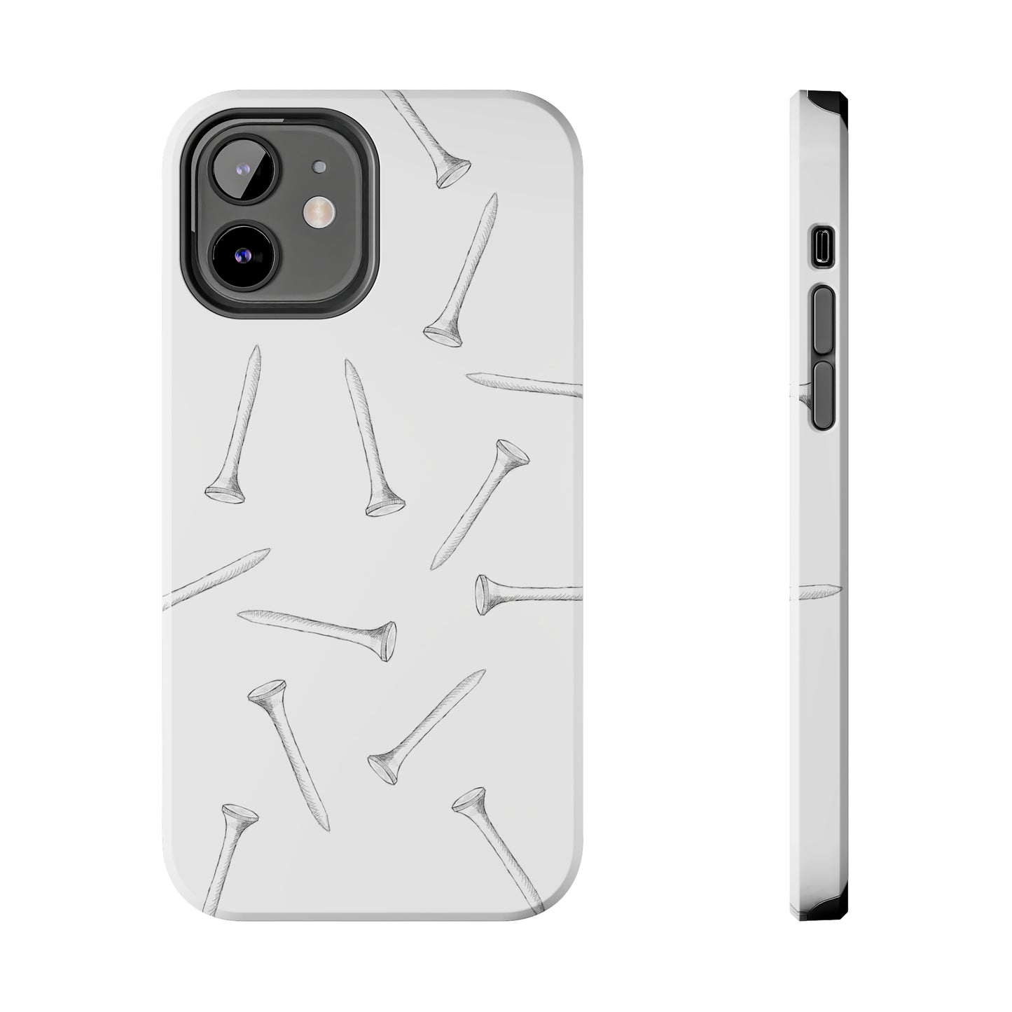 Tough Phone Cases - Golf Tee Pattern