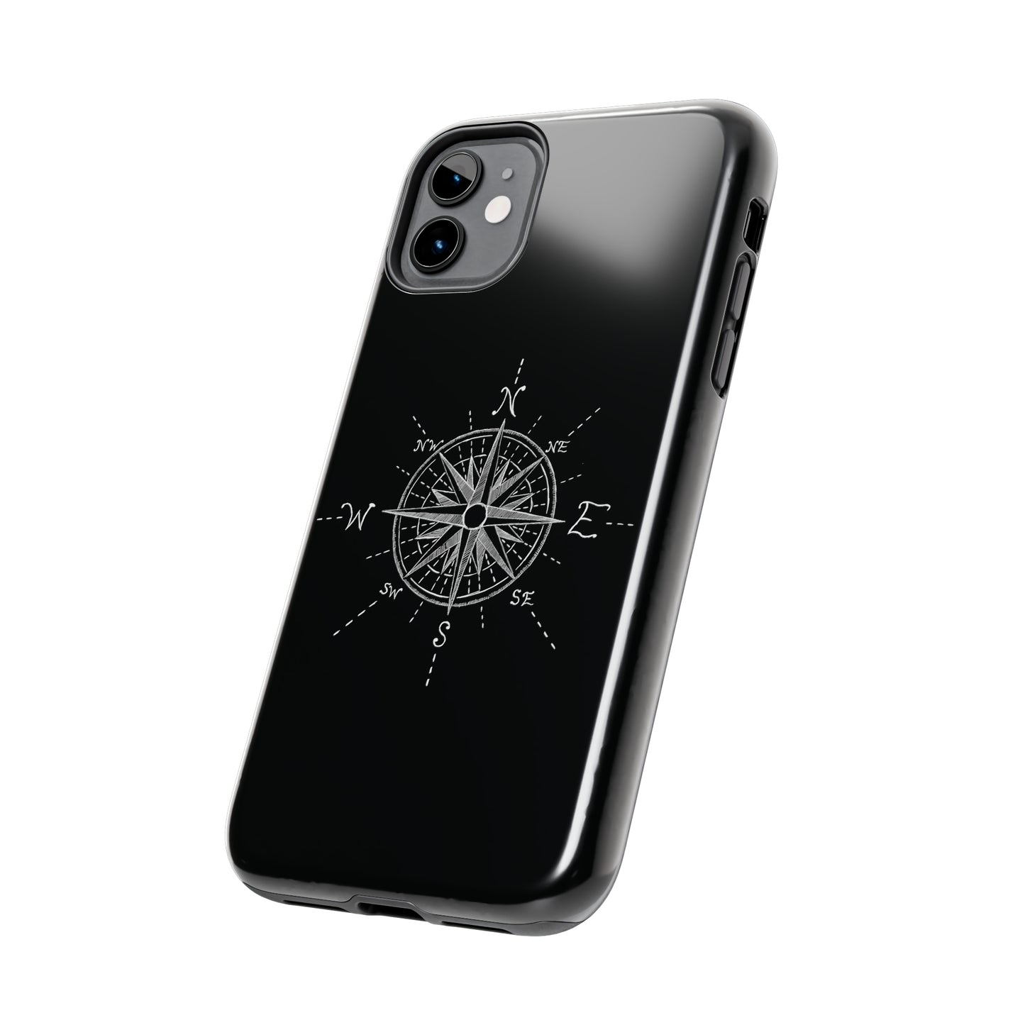 Tough Phone Cases - Compass Rose Illustration