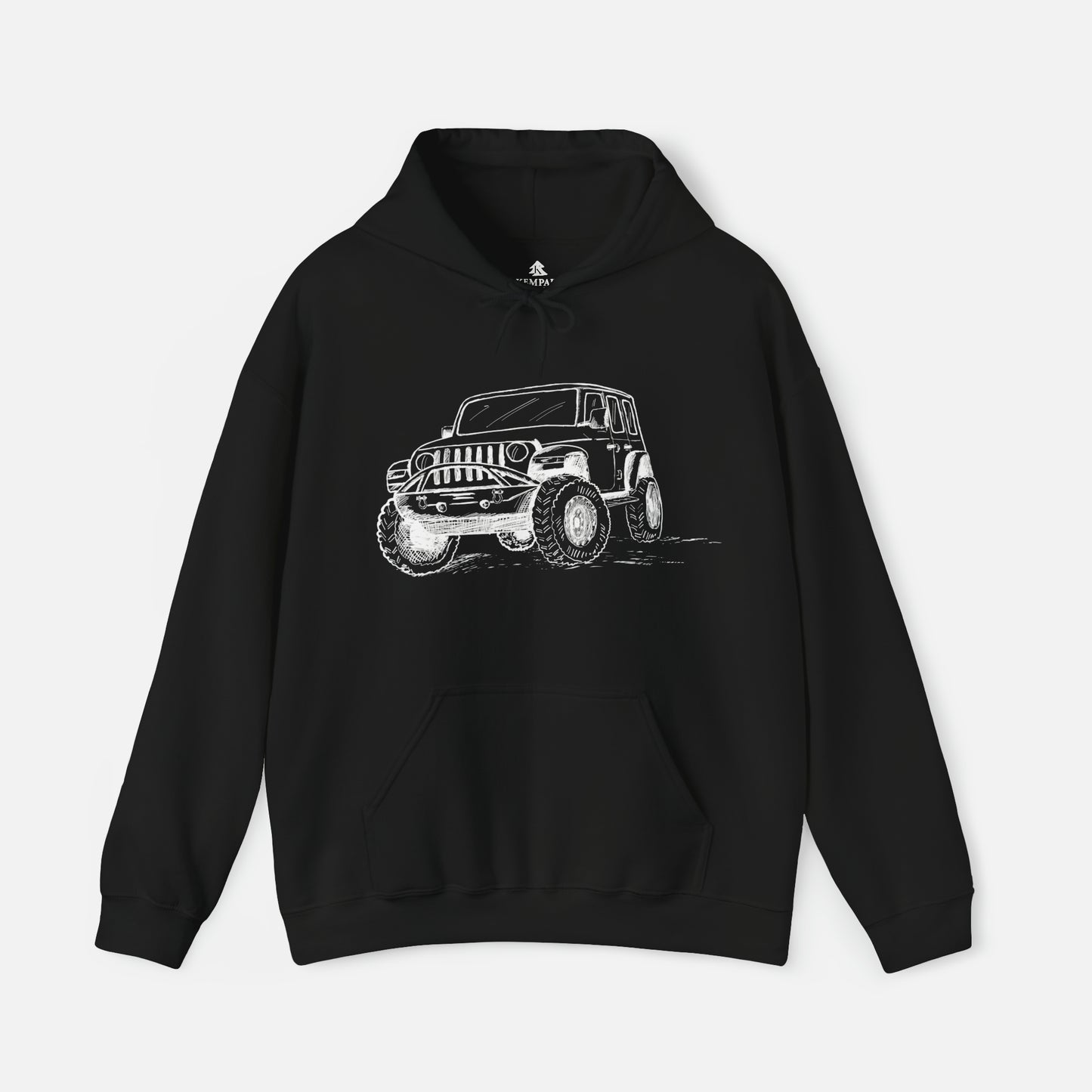 🚙 Off-Road Vehicle Graphic - Adult Hooded Sweatshirt