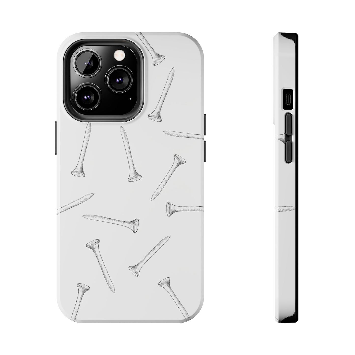 Tough Phone Cases - Golf Tee Pattern