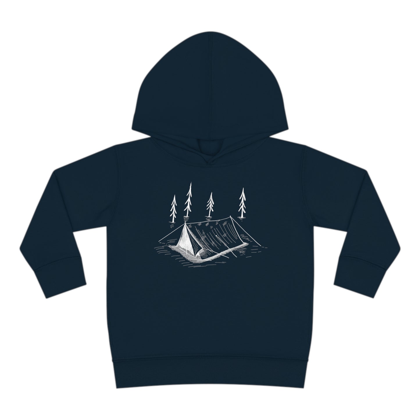 ⛺ Camping Tent Graphic - Toddler Hoodie