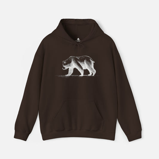 🐻 Bear Graphic - Adult Hooded Sweatshirt