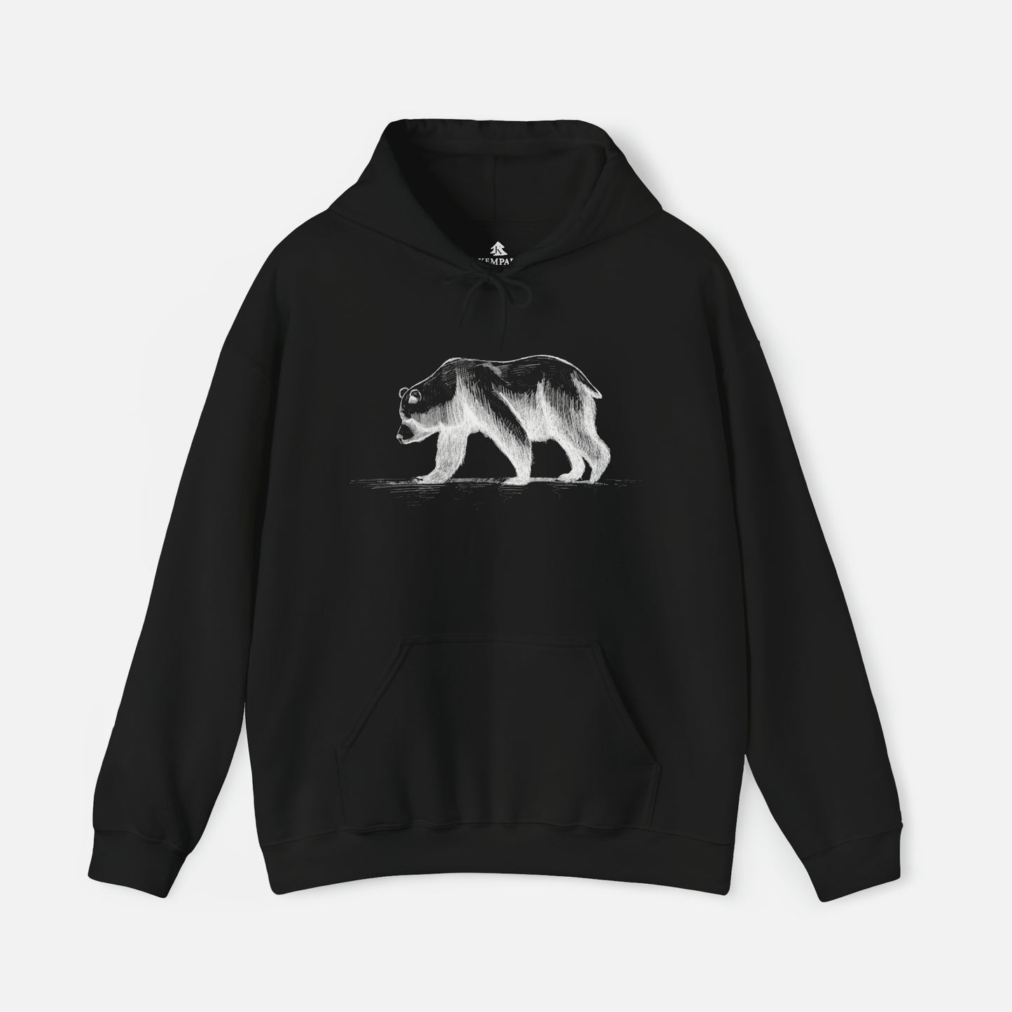 🐻 Bear Graphic - Adult Hooded Sweatshirt