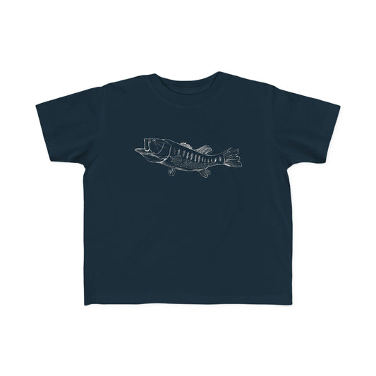 Largemouth Bass Graphic - Toddler's Cotton Tee