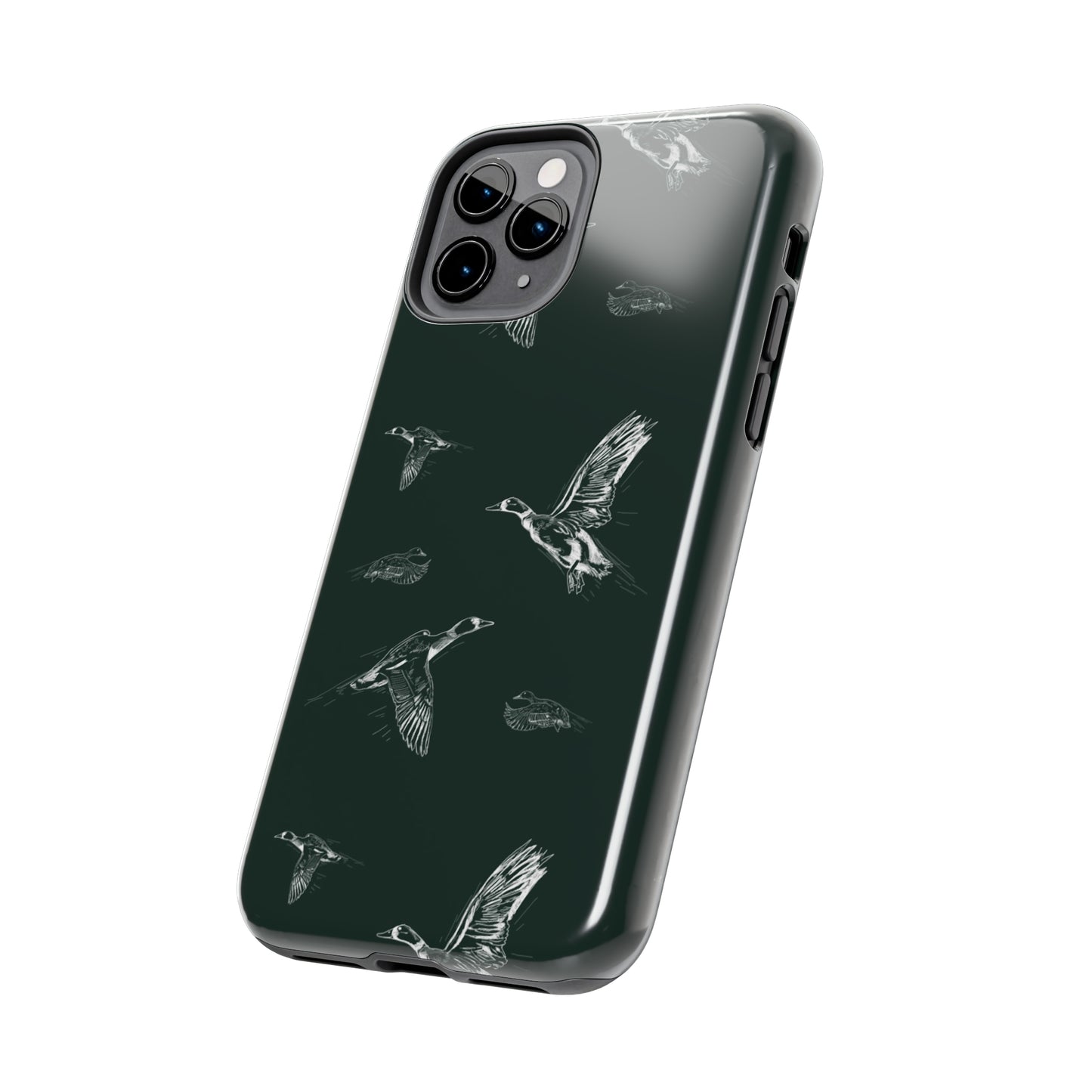 🦆Tough Phone Cases - Flying Ducks Pattern