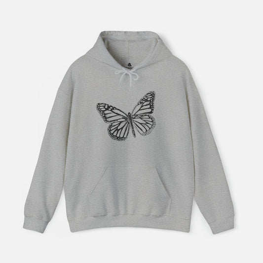 🦋🌸 Butterfly Graphic - Adult Hoodie