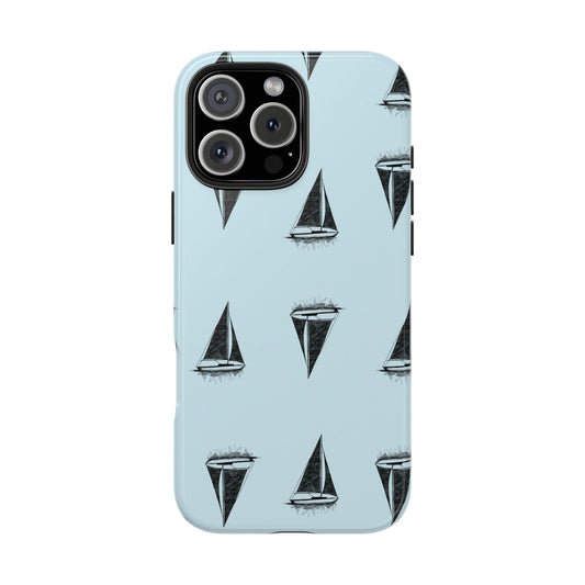 Sailboat Pattern Phone Case