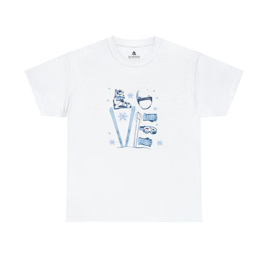 ⛷️❤️  Ski "LOVE" Graphic - Adult Cotton Tee