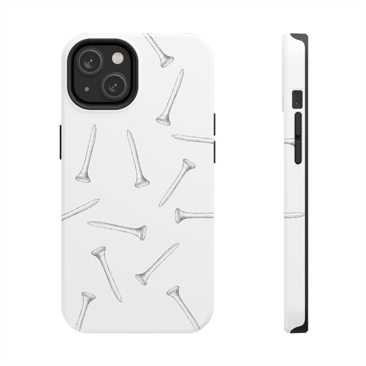 Tough Phone Cases - Golf Tee Pattern