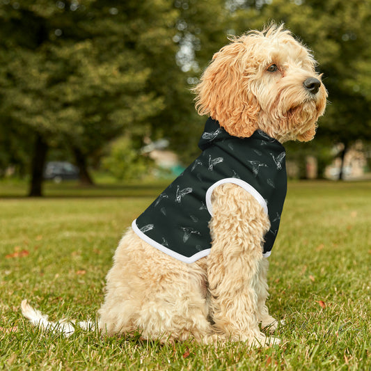 🦆 Flying Ducks Pattern - Pet Hoodie