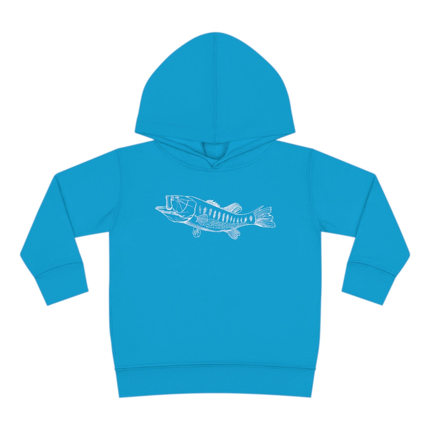 🎣 Largemouth Bass Graphic - Toddler Hoodie