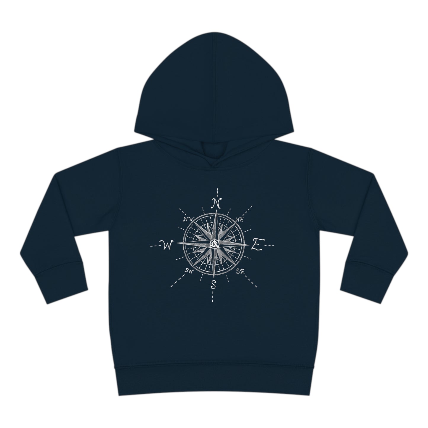 🧭 Compass Rose Illustration - Toddler Hoodie