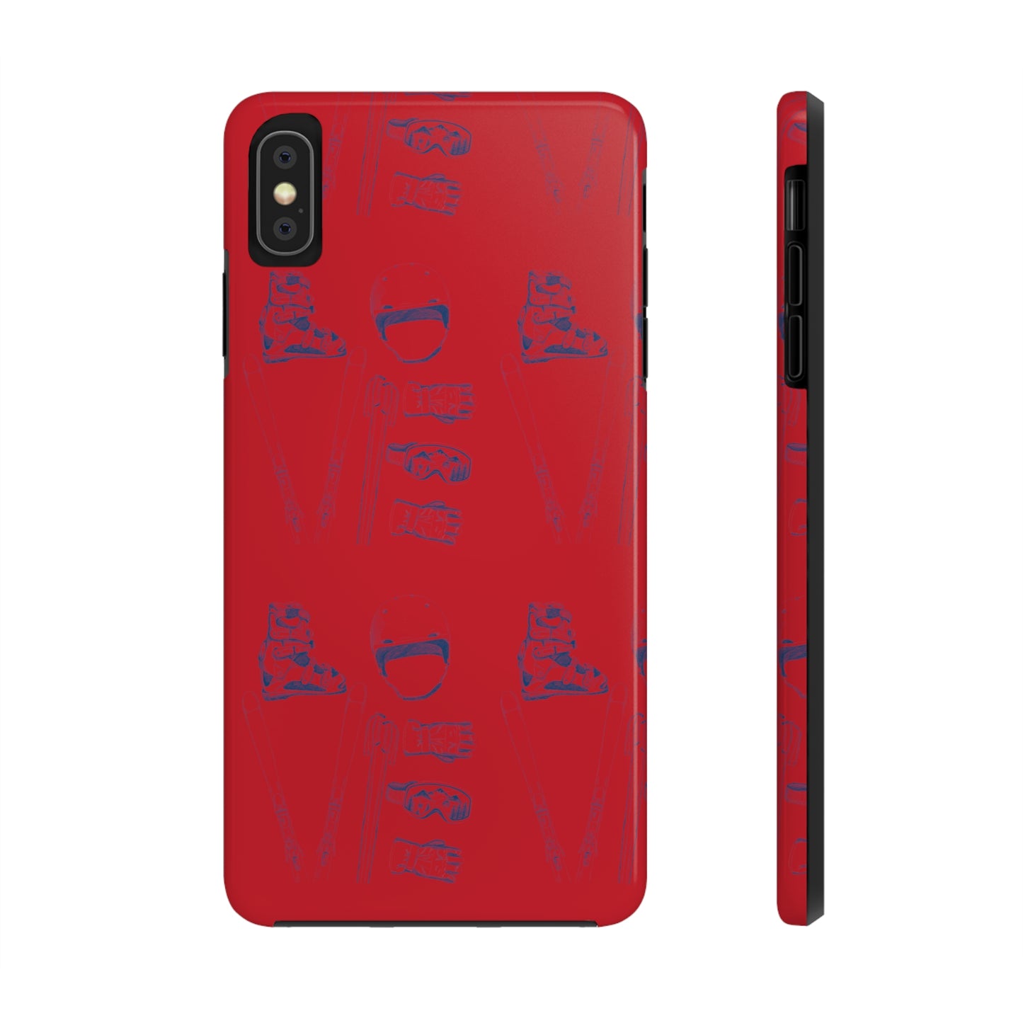 Tough Phone Cases — Ski "LOVE" Pattern