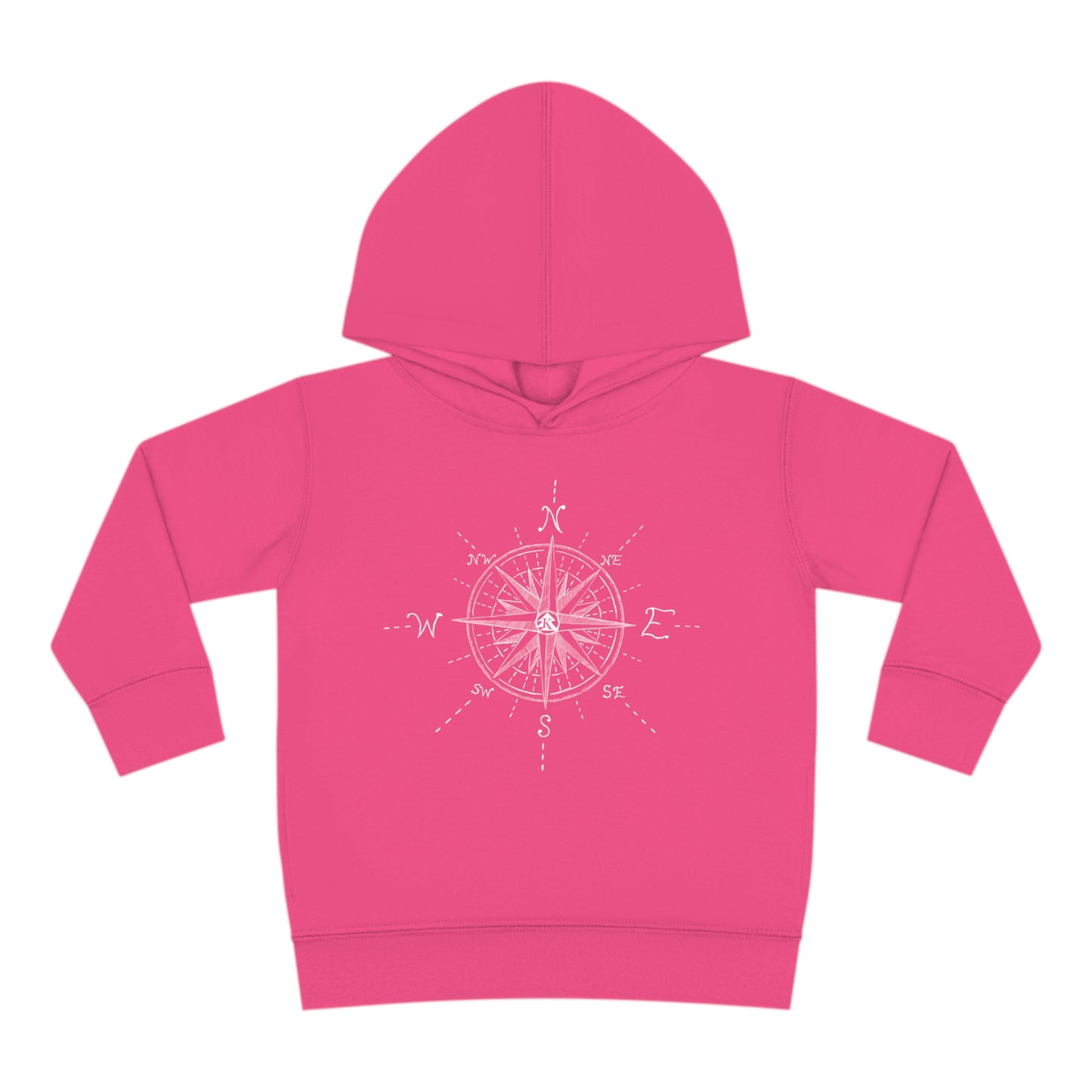 🧭 Compass Rose Illustration - Toddler Hoodie