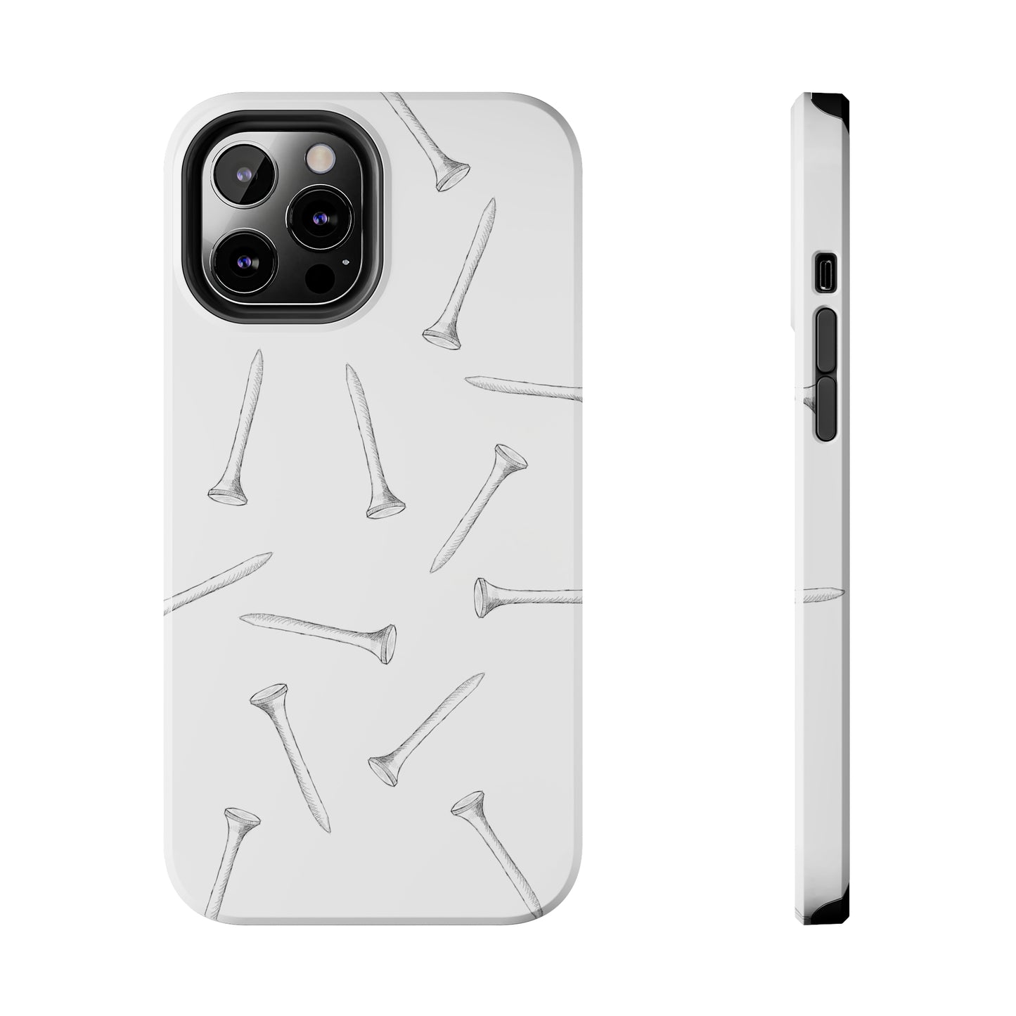 Tough Phone Cases - Golf Tee Pattern