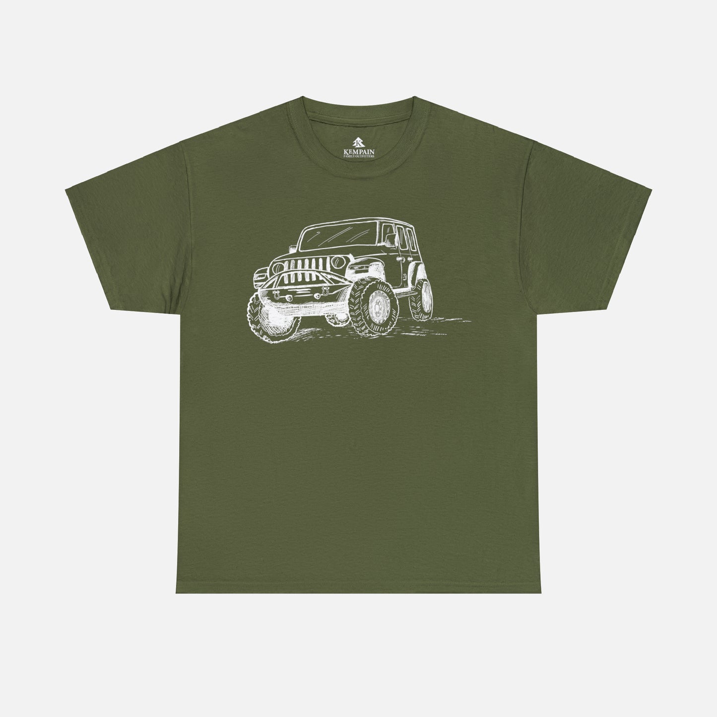 🚙 Off-Road Vehicle Graphic T-Shirt — Heavy Cotton